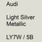 Preview: Audi, Light Silver Metallic, LY7W / 5B.